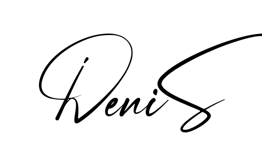 Handwritten-looking Denis signature idea