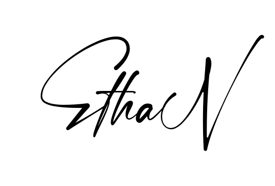 Handwritten-looking Ethan signature idea