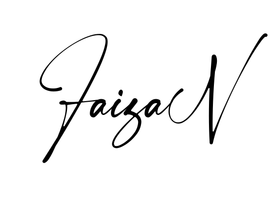 Handwritten-looking Faizan signature idea