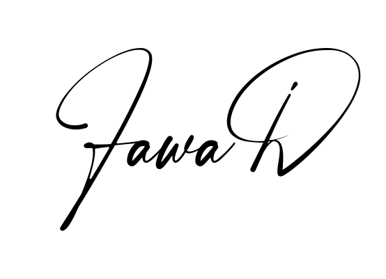 Handwritten-looking Fawad signature idea