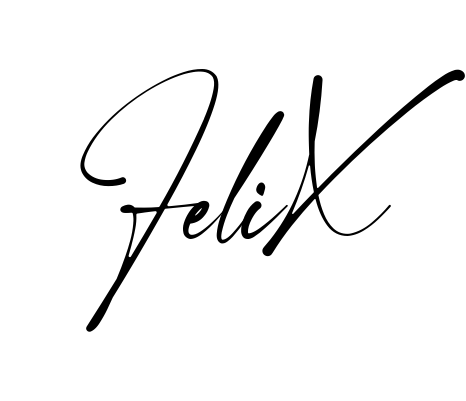 Handwritten-looking Felix signature idea