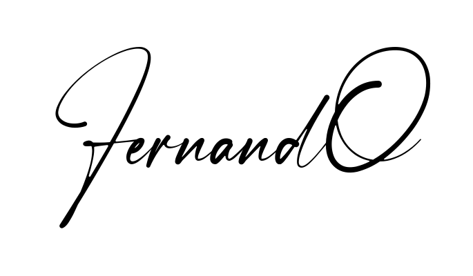 Handwritten-looking Fernando signature idea
