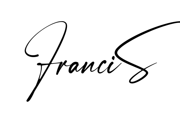 Handwritten-looking Francis signature idea