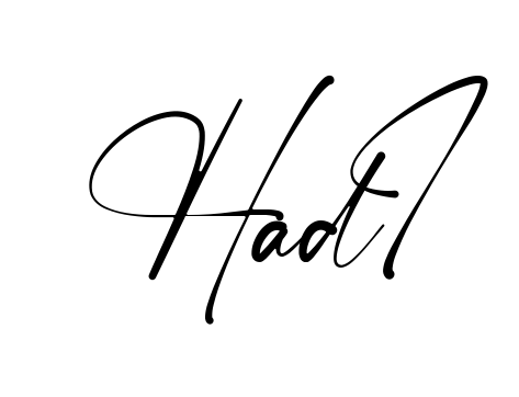 Handwritten-looking Hadi signature idea