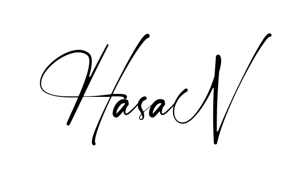Handwritten-looking Hasan signature idea