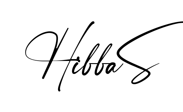 Hibba S easy name signature writing style