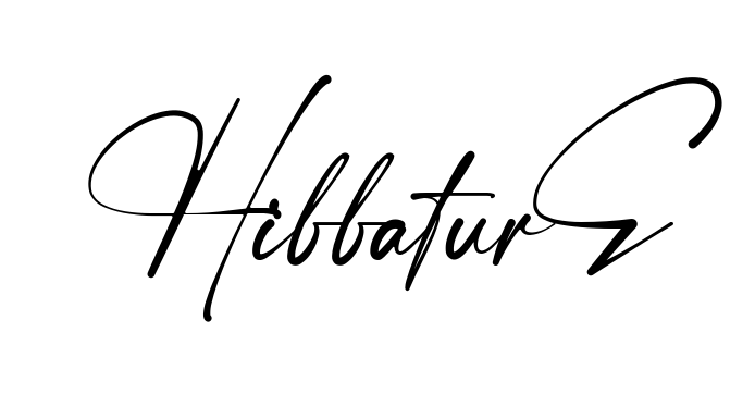 Hibba Signature easy name signature writing style