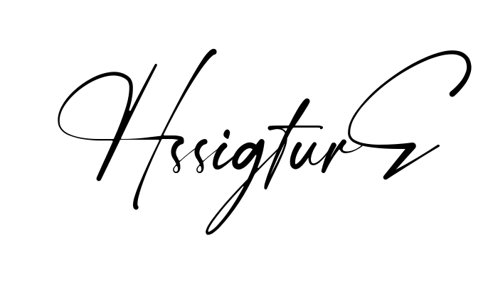 Hs Signature easy name signature writing style
