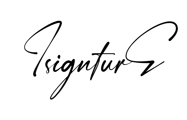 I Signature easy name signature writing style
