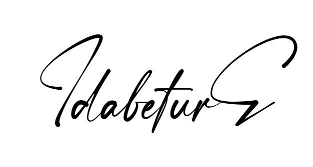 Idabell Signature easy name signature writing style