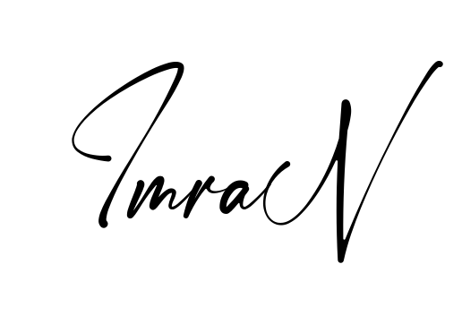 Handwritten-looking Imran signature idea