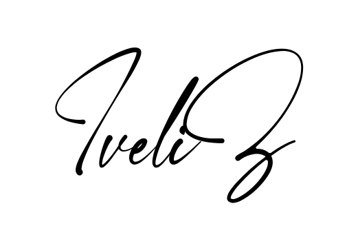 Iveliz easy name signature writing style