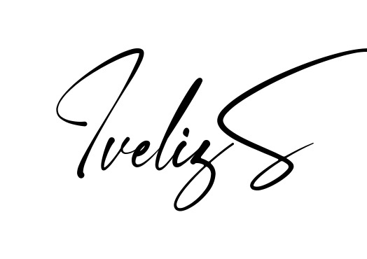 Iveliz S easy name signature writing style