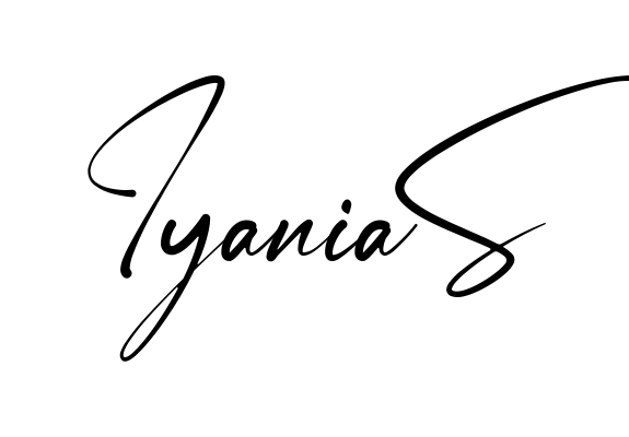 Iyania S easy name signature writing style