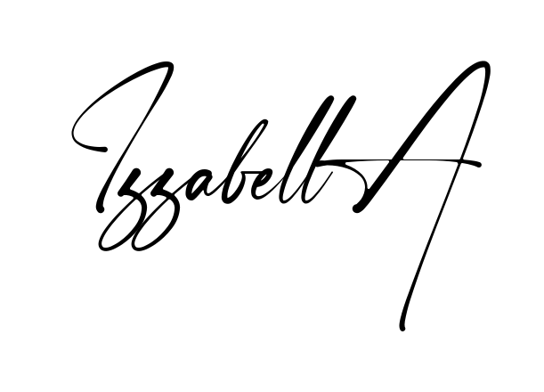 Izzabella easy name signature writing style