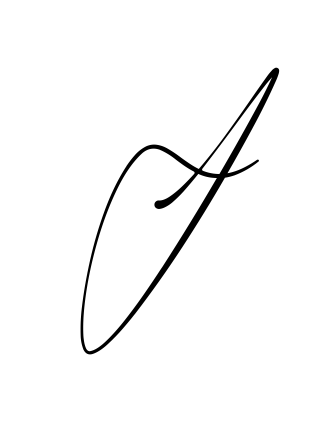 J easy name signature writing style