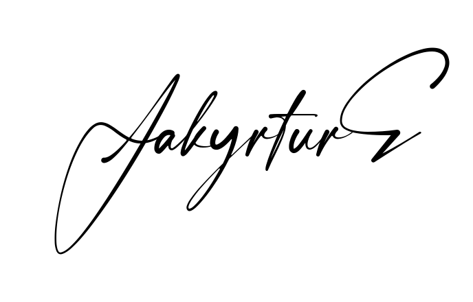 Jakyrah Signature easy name signature writing style