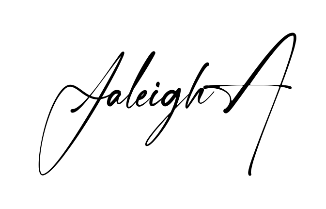 Jaleigha easy name signature writing style