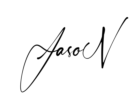 Handwritten-looking Jason signature idea