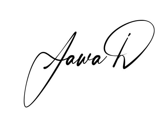 Handwritten-looking Jawad signature idea
