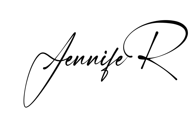 Handwritten-looking Jennifer signature idea
