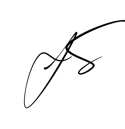 Js easy name signature writing style