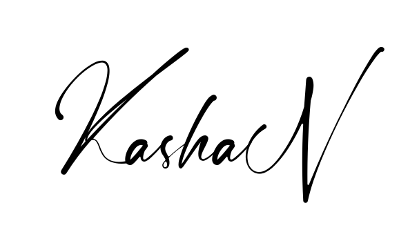 Handwritten-looking Kashan signature idea