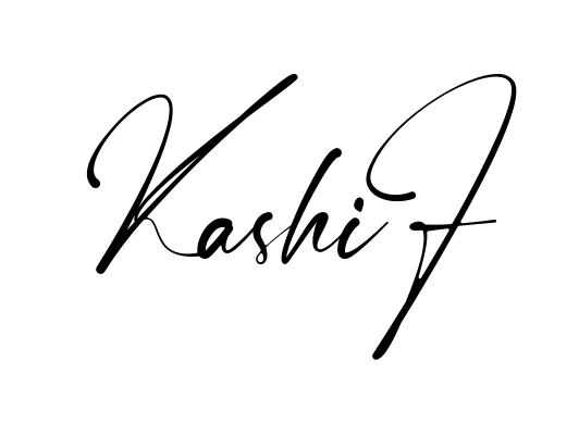Handwritten-looking Kashif signature idea