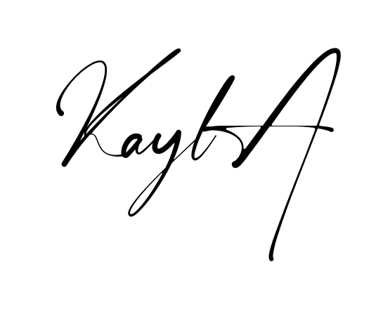 Handwritten-looking Kayla signature idea