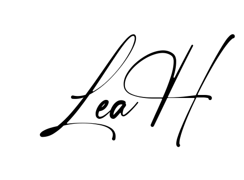 Handwritten-looking Leah signature idea