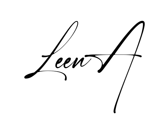 Handwritten-looking Leena signature idea