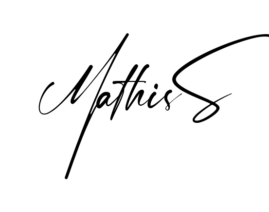 Mathis S easy name signature writing style