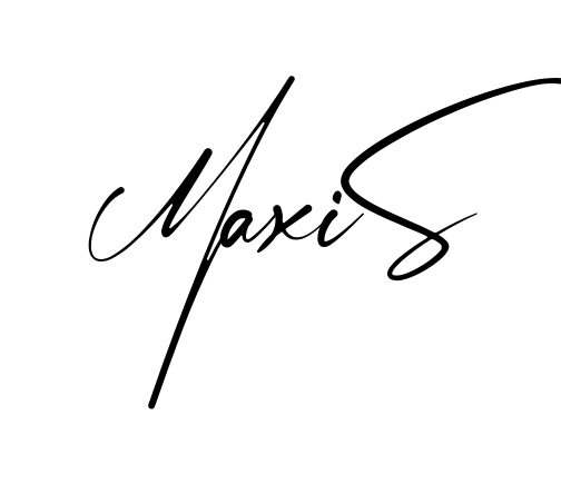 Maxi S easy name signature writing style