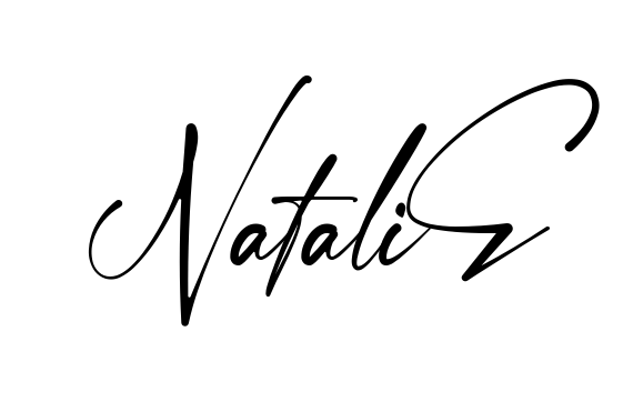 Handwritten-looking Natalie signature idea