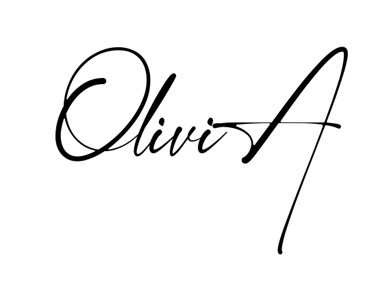 Handwritten-looking Olivia signature idea