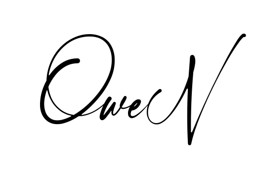 Handwritten-looking Owen signature idea