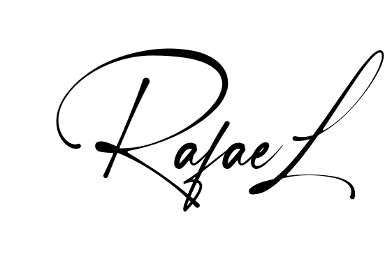 Handwritten-looking Rafael signature idea