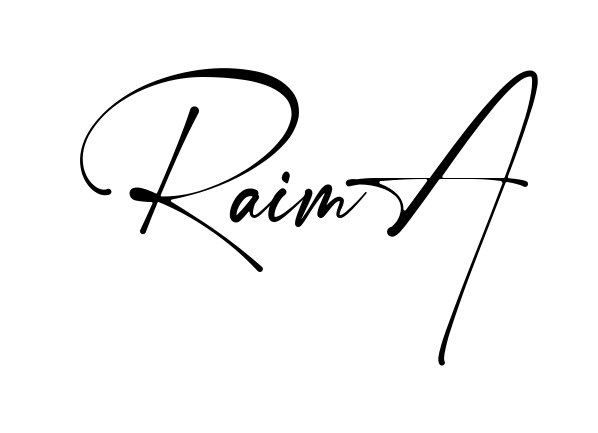 Handwritten-looking Raima signature idea