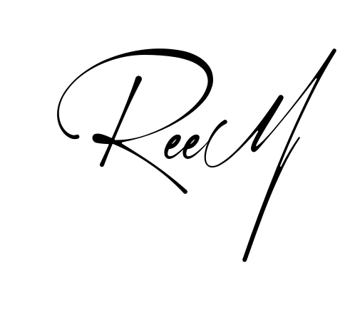 Handwritten-looking Reem signature idea