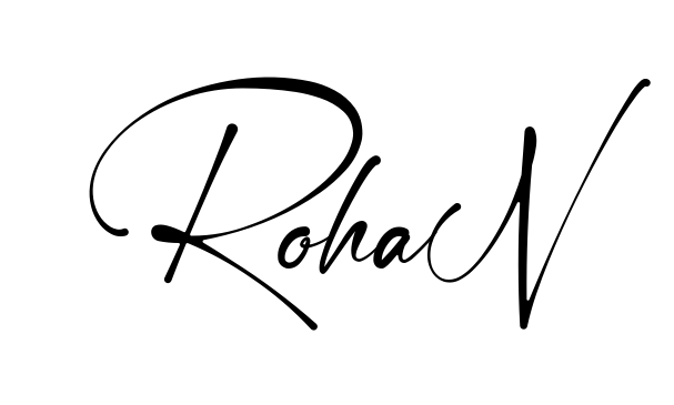 Handwritten-looking Rohan signature idea