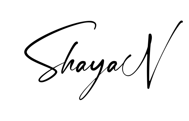 Handwritten-looking Shayan signature idea