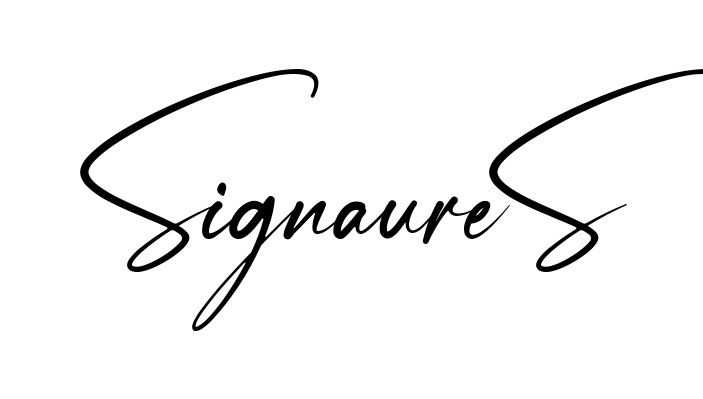 Signature S easy name signature writing style