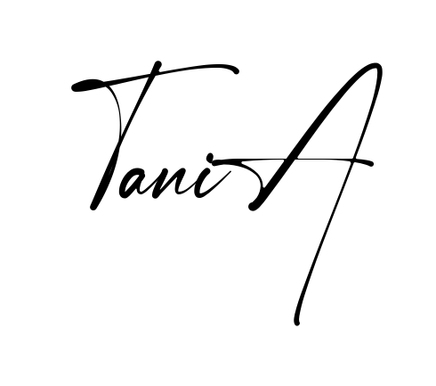 Handwritten-looking Tania signature idea