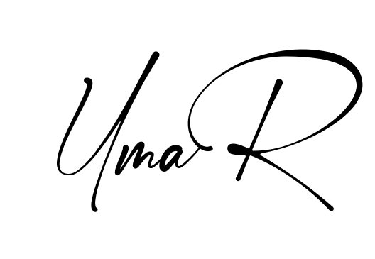 Handwritten-looking Umar signature idea