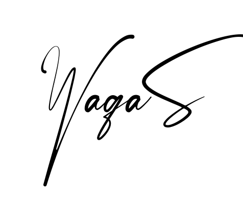 Handwritten-looking Waqas signature idea