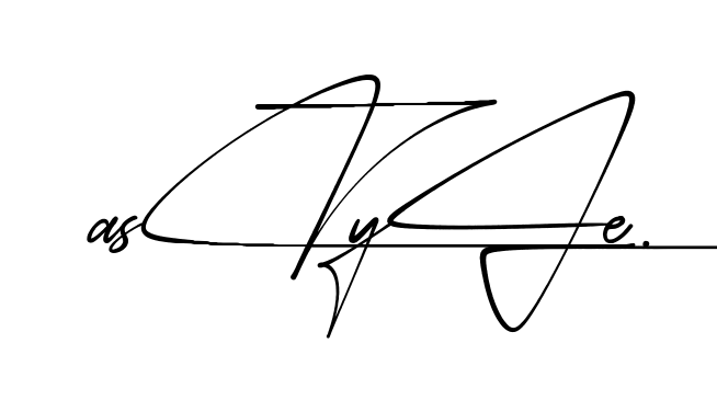A Style beautiful handwritten signature design
