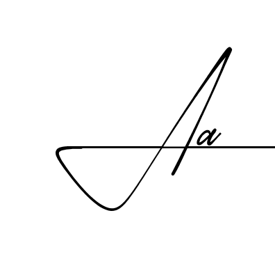 Aa beautiful handwritten signature design