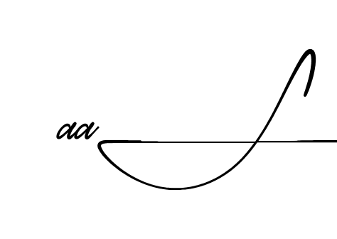 Aa S beautiful handwritten signature design