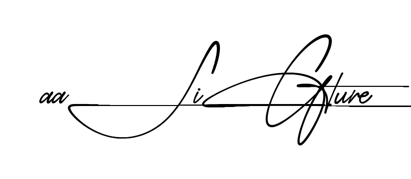 Aa Signature beautiful handwritten signature design