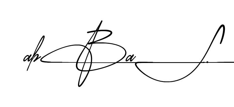 Modern Abbas signature style